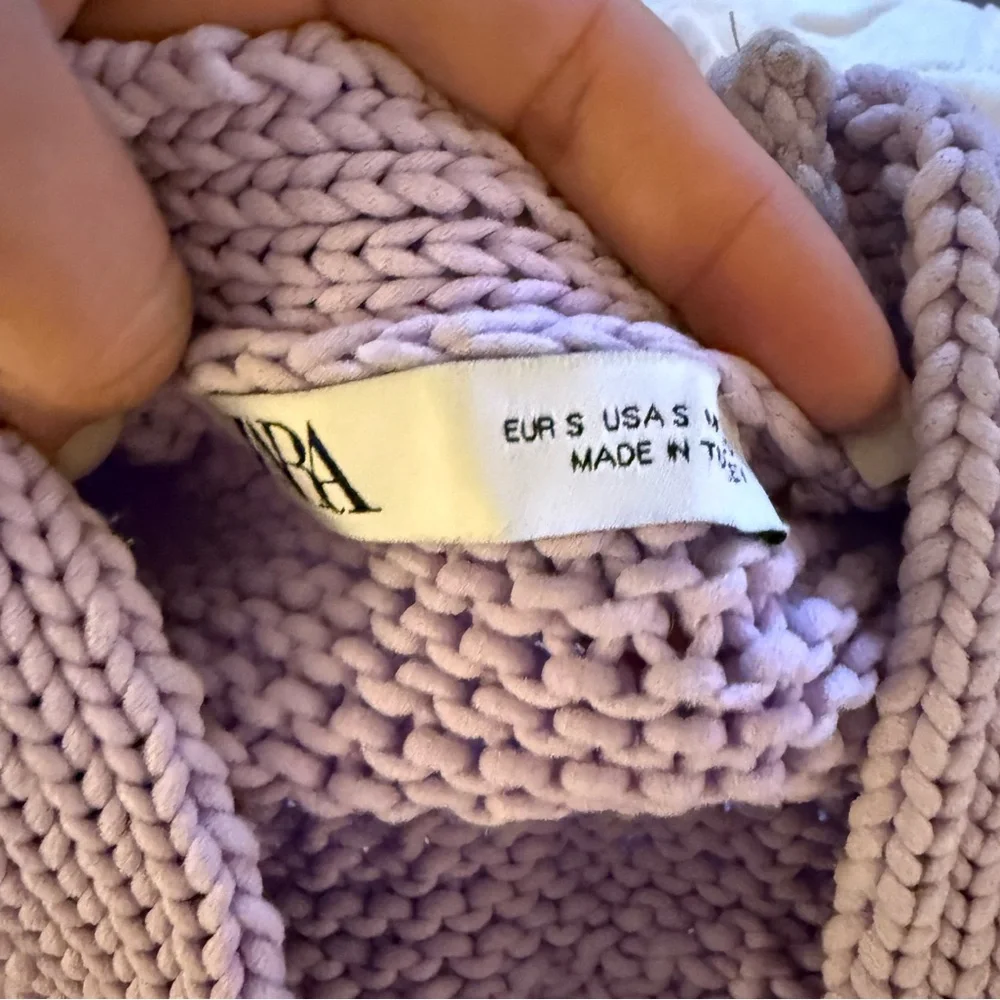 Zara lilac sweater